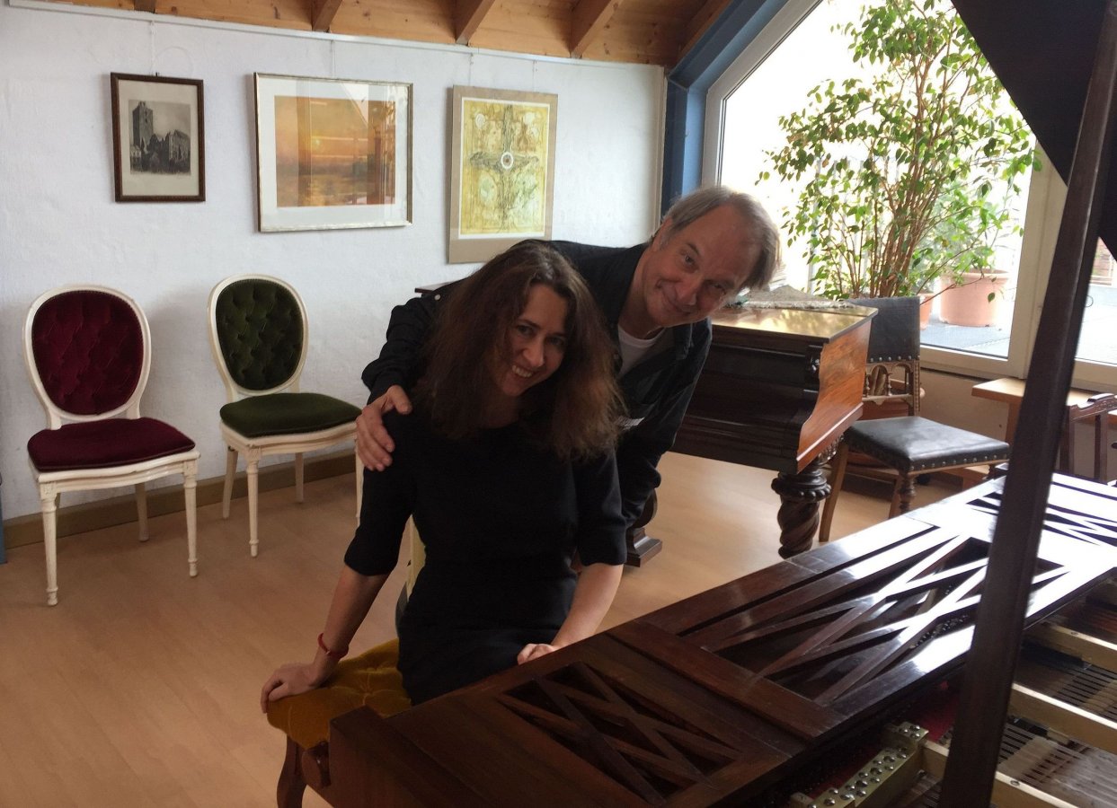 Anna Zassimova et Mario Hacquard Anna Zassimova et Mario Hacquard